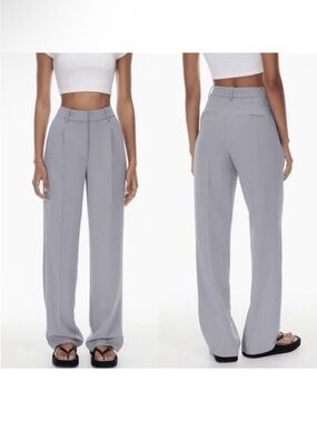 Wilfred Aritzia The Effortless Linen Blend Wide Leg Pant Size 2